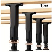 Resim Dashanshop Yımuwn Ağır Hizmet Ayarlanabilir Yatak Bacakları 4 Adet Kral Çift Kişilik Kurulum Gerekmez 