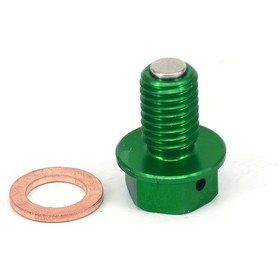 Resim Hightower Jfg Racıng Manyetik Yağ Boşaltma Tapası Kx Klx Er-6n Zx-10r Z Serisi Green 