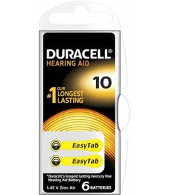 Resim Duracell Activair PR70 10 Numara İşitme Cihazı Pili 6'lı 
