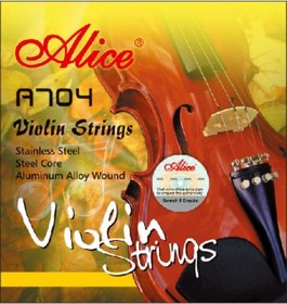 Resim Alice A-704 Model Üst Seri Keman Teli Seti-Tam Takım 