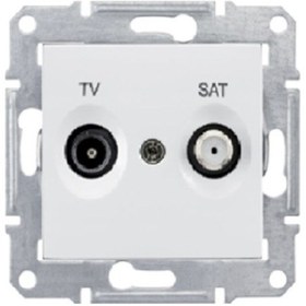 Resim Schneider Sedna Tv Sat Prizi Beyaz 