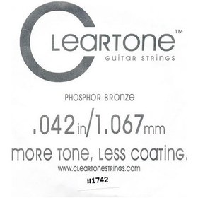 Resim Cleartone Acoustic Phos-Bronze 042 Tek Tel Akustik Gitar Tek Tel 