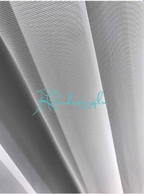 Resim Tül Perde Etek Kurşun Sarım Döner Zemin Koleksiyon Ürünü Ekru 