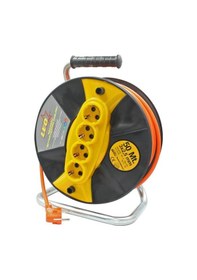 Resim Leo Seyyar Makaralı Uzatma Kablosu 3 x 2.5 MM 50 M 