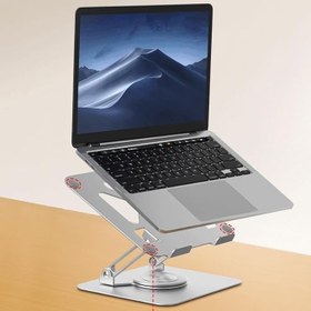 Resim Coverzone Taşınabilir Katlanabilir Folding Alüminyum Notebook Stand Alüminyum Ayarlanabilir Açı Ve Katlanabilir Portatif Rahat Kullanım 11 inç 17 İnç Dizüstü Bilgisayar ve Laptop Stant | X2 