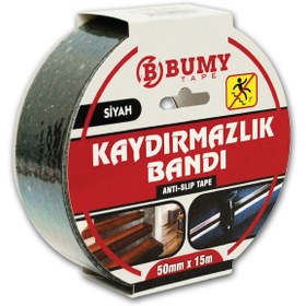 Resim Bumy Merdiven Kaydırmazlık Bandı 50mm X 15mt Siyah 