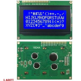 Resim 1604a 4x16 Mavi Karakter Lcd Modül Display Ekran 5v Beyaz Arka Işık 16x4 16 X 4 Standart Sol Üst 