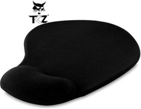 Resim Lunatic Oval Siyah Bilek Destekli Mouse Pad Ergonomik Kaymaz Taban Oyun ve Ofis için Fare Altlığı Suya Tere Dayanıklı Mouse Pad (1 ADET) 