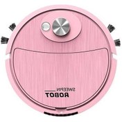 Resim Qyouth Şarjlı Robot Süpürge 3 İn 1 Akıllı Tembeller İçin Usb Emici Paspas Pembe 