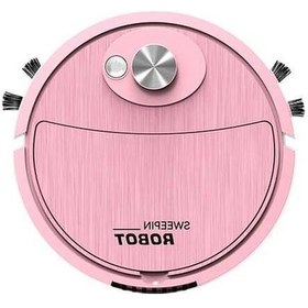 Resim Qyouth Şarjlı Robot Süpürge 3 İn 1 Akıllı Tembeller İçin Usb Emici Paspas Pembe 