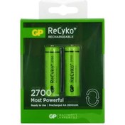 Resim GP Recyko+ 2700 2600 mAh Şarjlı AA Kalem Pil 2li Paket GP Recyko+ 2700 2600 mAh Şarjlı AA Kalem Pil 2li Paket