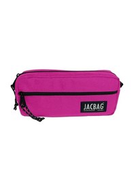 Resim Jacbag Çift Fermuarlı Pembe Kız Çocuk Kalem Kutusu Çok Renkli 