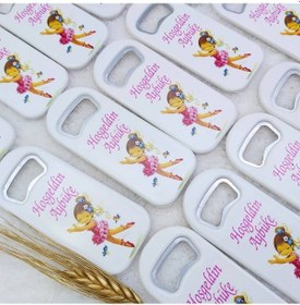 Resim Balerin Baskılı Dikey Açacak Magnet 4,5x10,5 Cm Uv Kız B 30 Adet 