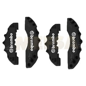 Resim Her Araca Uyumlu Brembo Kaliper Kapağı Beyaz Renk 4'lü Set 
