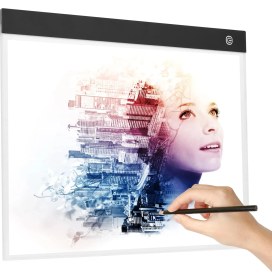 Resim Monozone A3 LED Işıklı Çerçeve Çizim Tableti Dijital Grafik Sanat Animasyon Eskiz Çizim Kopyalama 