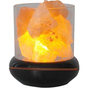 Resim Reedark 7 Renkli Led Tuz Lambası - Usb Aromaterapi Difüzörü İle Hava Temizleyici Ve Dekoratif Aydınlatma Siyah 