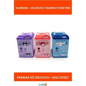 Resim Kuromi Ve Arkadaşları Şifreli Atm Kumbara TEK EBAT 