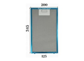 Resim Süppürge Profilo Ile Uyumlu Davlumbaz 20X34,5 cm Arkaara 12,5cm Aspiratör Filtresi 