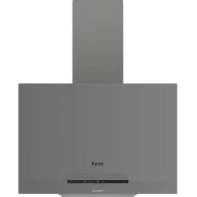 Resim Ferre D065-SA Gri Silentart Davlumbaz Duvar Tipi Cam Malzeme ile Şık Tasarım 