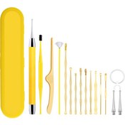 Resim Moveevo Kulak Kiri Temizleme Kiti Kulak Temizleme Seti Kulak Kiri Temizleme Aleti Kulak Kaşığı Cımbız Kulak Temizleme Aleti 