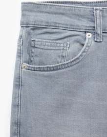 Resim Koton Normal Bel Cepli Slim Fit Jean Pantolon - Brad Jean Gri 6wam40024ıd Gri 