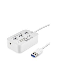 Resim Hadron Hdx7028 3port Usb Hub 3.0 Ms-sd-m2-tf Duo Card Reader 