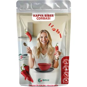 Resim Belu Gıda Atölyesi Kapya Biber Çorbası Ruşeymli 60 gr (4 Porsiyon) Pestisitsiz - Bebek, Çocuk ve Yetişkin İçin Uygun 