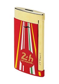 Resim S.t. Dupont Le Mans Slim 7 Çakmak 027790 Kırmızı/gold 