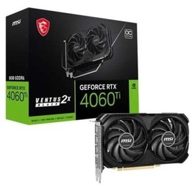 Resim MSI 8GB RTX4060TI VENTUS 2X BLACK 8G GDDR6 HDMI-DP PCIE 4.0 