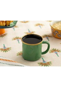 Resim Ty Bonera Emaye Kupa Bardak Yeşil 