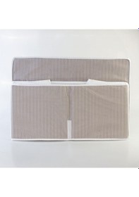 Resim Alas Çok Amaçlı Mega Kutu Gri Çizgili Üçlü 60x40x30 Cm 