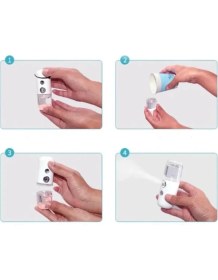 Resim Epilons Şarjlı Mini Yüz Nemlendirici Dezenfektan Cihazı Mist Sprayer 