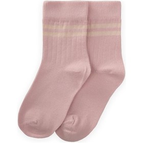 Resim Cigit Ham Çizgili Soket 3-8 Yaş Pudra Pudra 