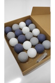 Resim meleginisiklitoplari Montessori El Yapımı Işıklı Top 3 Metre 20 Top 