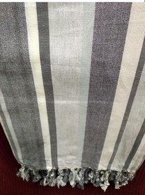 Resim 2 Adet Pamuk-keten Peştemal 100x180 -melisa Gri 