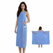 Resim 1 adet Yumuşak Hızlı Kuruyan Banyo Havlusu Elbise - Yüksek Emici Ultra Kompakt Hafif Bej Dostu Havlu Etek, Seyahat, Otel, Açık Hava Kampı, Banyo, Spa, Havuz, Plaj vb. için Mükemmel 