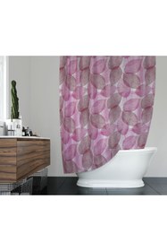Resim Zethome Banyo Perdesi 1x100x200 Tek Kanat Duş Perdesi Halka Hediyeli Duşakabin Perdesi 3110 