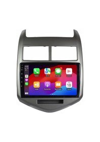 Resim Chevrolet Aveo Araç Multimedya Android Ekran Carplay Navigasyon Double Teyp 4+64 9" 12-14 Gri Blueway 