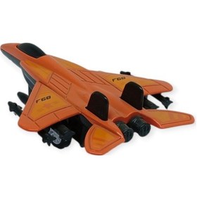 Resim Çek Bırak Metal Mini Savaş Uçağı 10 Cm - Kırmızı 