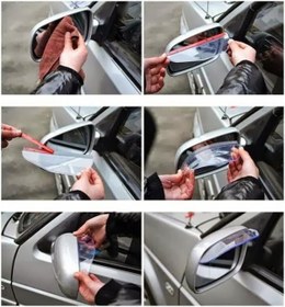 Resim Mazda 929 Ayna Yağmur Rüzgar Engelleyici Park Aynası Seti 