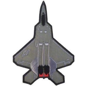 Resim Savaş Uçağı Nakış Işleme Arma Patch Peç 7,5×10 Cm Çok Renkli 