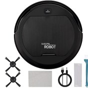 Resim Suntek 3'ü 1 Arada Robot Süpürge Düşük Gürültülü Siyah Siyah 