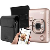 Resim Fujifilm Instax Mini Liplay Hybrid Blush Gold Fotoğraf Makinesi Hediye Seti 