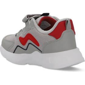Resim Slazenger PESO I Erkek Çocuk Cırt Cırtlı Gri Sneaker 