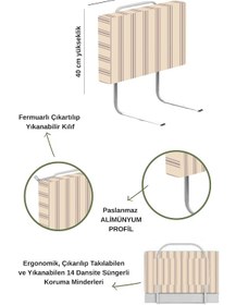 Resim Yeni Nesil Yatak Bariyeri 50x40 Cm No6 