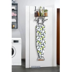 Resim Pratik Kapı Arkası Ütü Askılığı ve Masası, Siyah Renk 