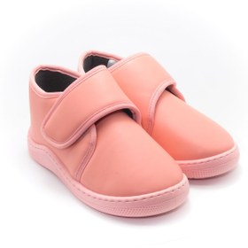 Resim KU&PA SHOES Pas Pembe Kids Çocuk Unisex Panduf Ayakkabı Cırtlı Rahat Kaydırmaz Taban Ev Patiği KP-2003 