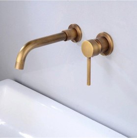 Resim Fause Duvardan Ankastre Lavabo Bataryası Antik Eskitme Kda101-A 