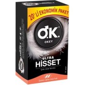 Resim Okey Ultra Hisset 20li Prezervatif 