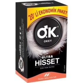 Resim Okey Ultra Hisset 20li Prezervatif 